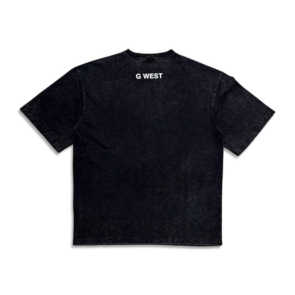 G West Blood Soaked Unveiled Graphic T-Shirt – Vintage Black