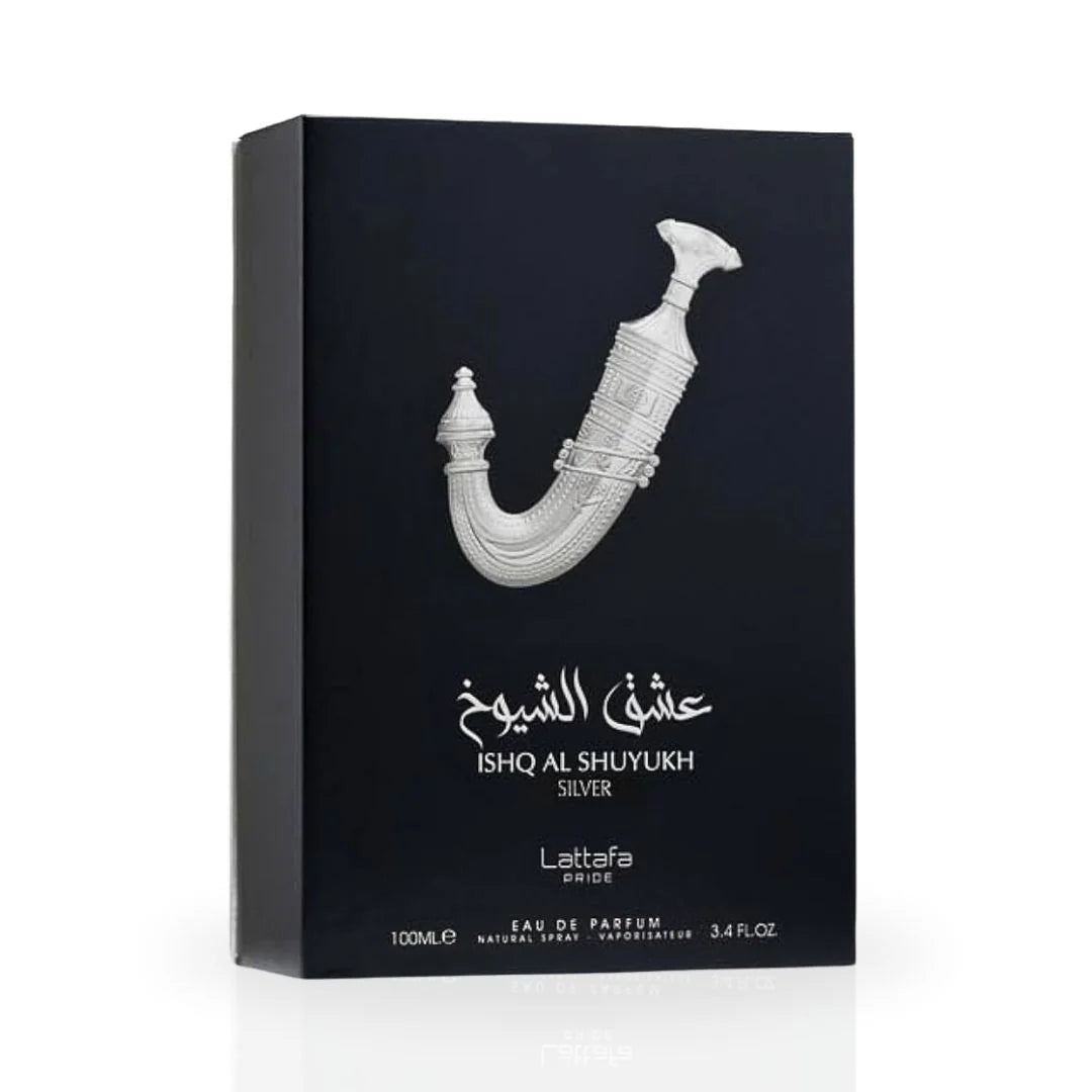 Lattafa Pride Ishq Al Shuyukh Silver EDP | Citrus, Spice & Woods