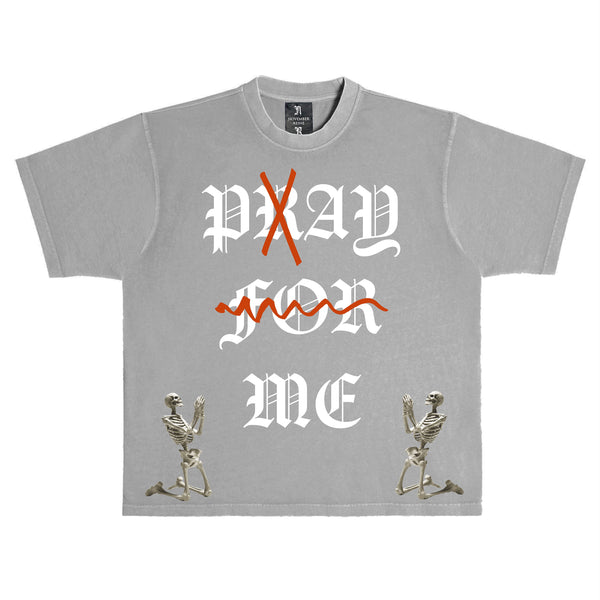 November Reine (Grey/Orange "Pray For Me" t-shirt)