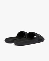 Lacoste Men's Croco Logo Slides Black