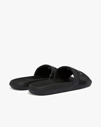 Lacoste Men's Croco Logo Slides Black