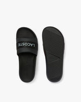 Lacoste Men's Croco Logo Slides Black