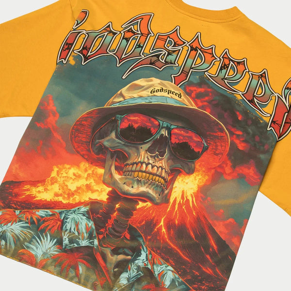 Godspeed Natural Disaster tee yellow