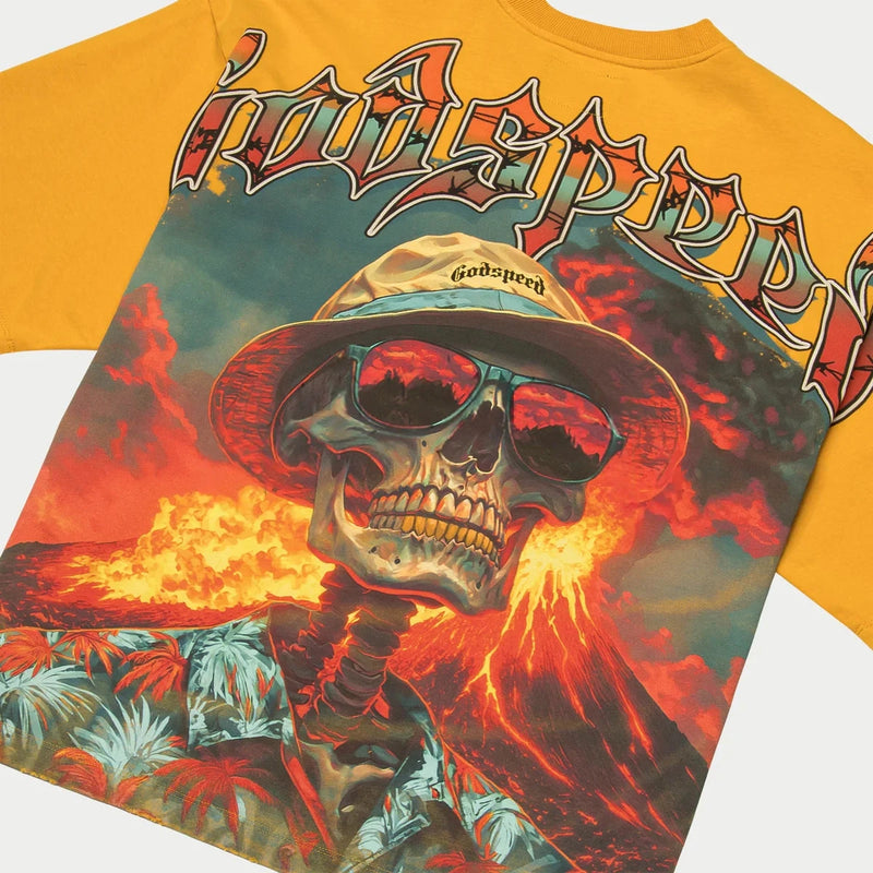 Godspeed Natural Disaster tee yellow