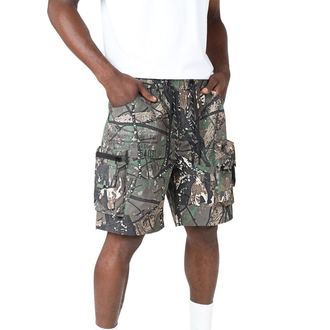 Smoke Rise Utility cargo short - tree camo