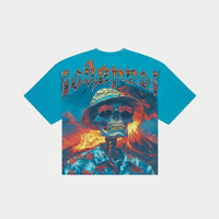 Godspeed Natural Disaster tee Panther Blue