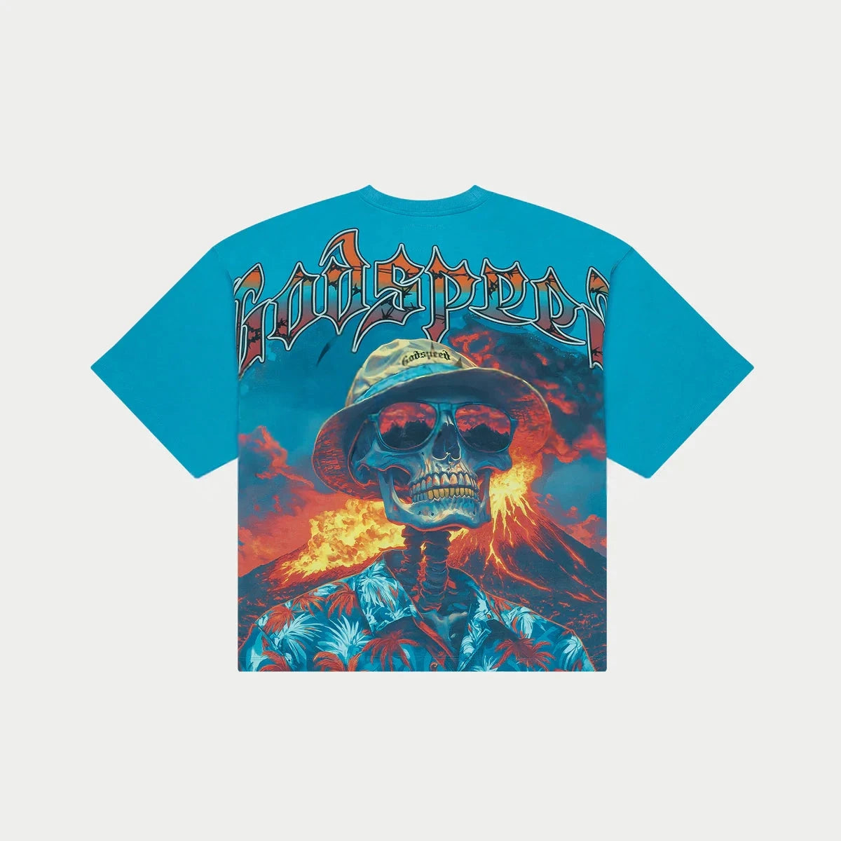 Godspeed Natural Disaster tee Panther Blue