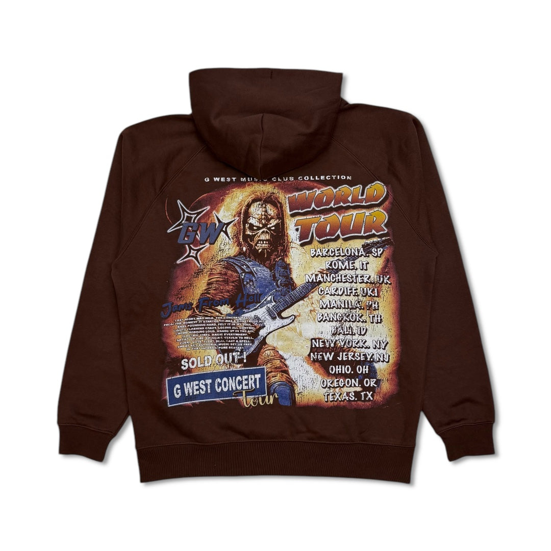 G west Men's Beat street hoodie brown