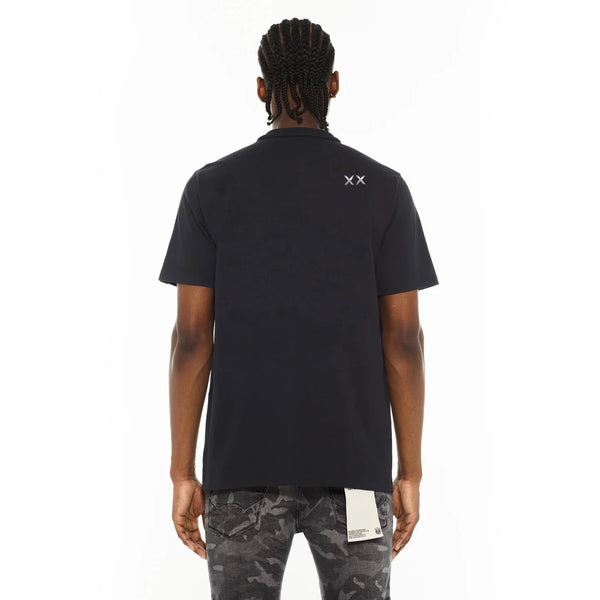 Cult of individuality Crew Neck Logo Tee in Forged Iron
