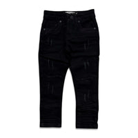 Premium disaster kids's ripped jean Black 3D