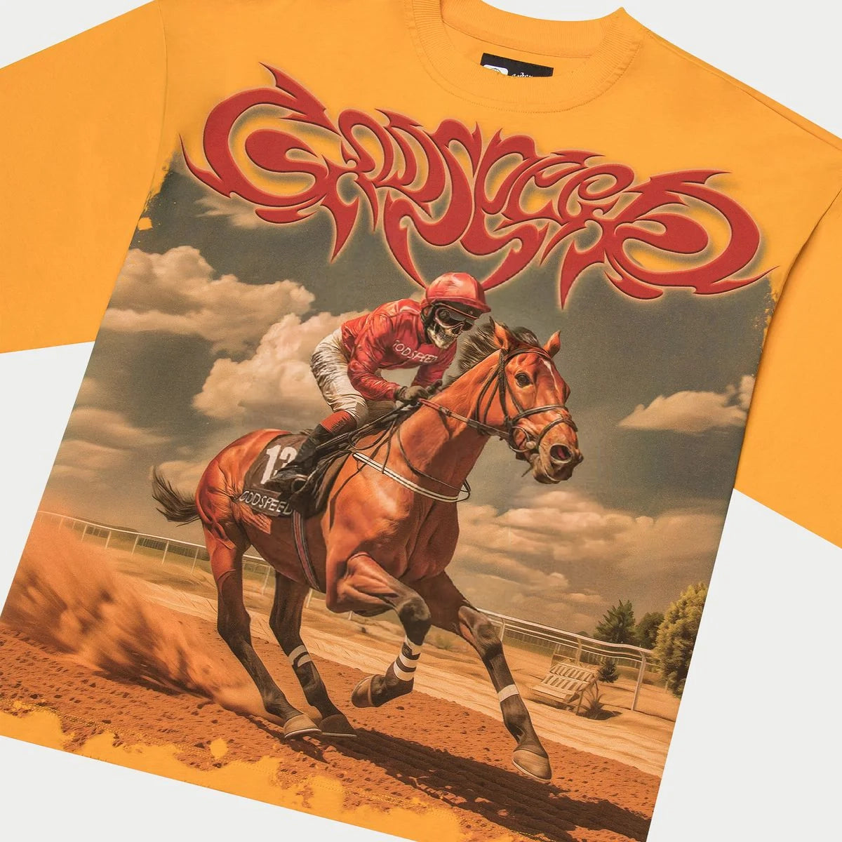 Godspeed Thoroughbred Tee Yellow