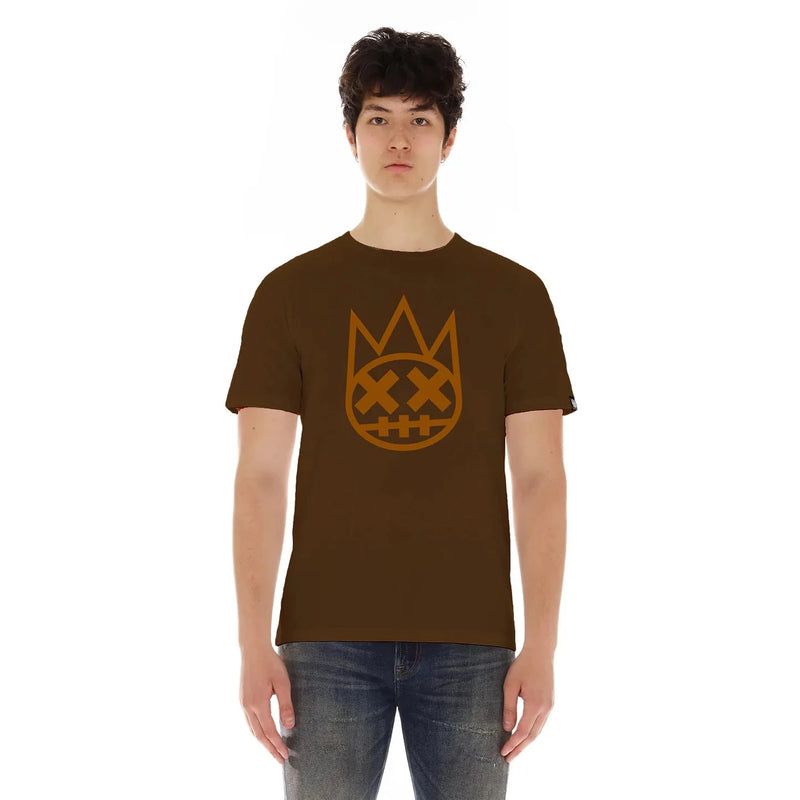 Cult of individuality Shimuchan Crew Neck Tee in Brown