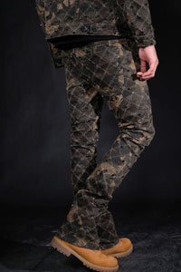 Vicious Denim Embellished Stack Jeans – Camo