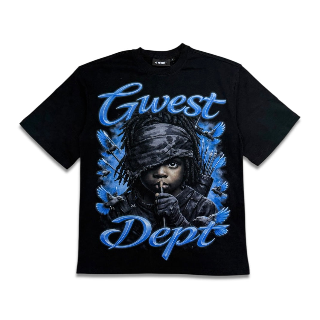 G west Men's Scarface Tee Black/Blue