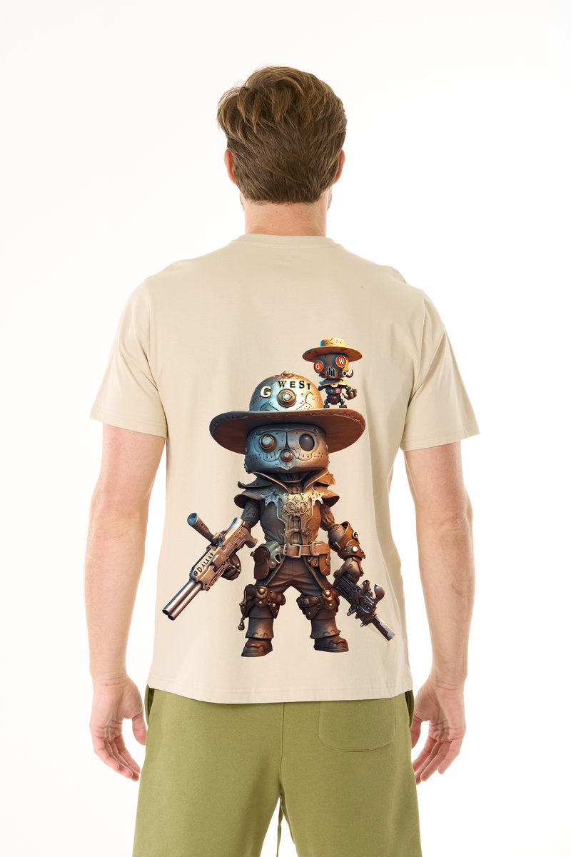 G West (Tan Printed "Dallas" T-Shirt)