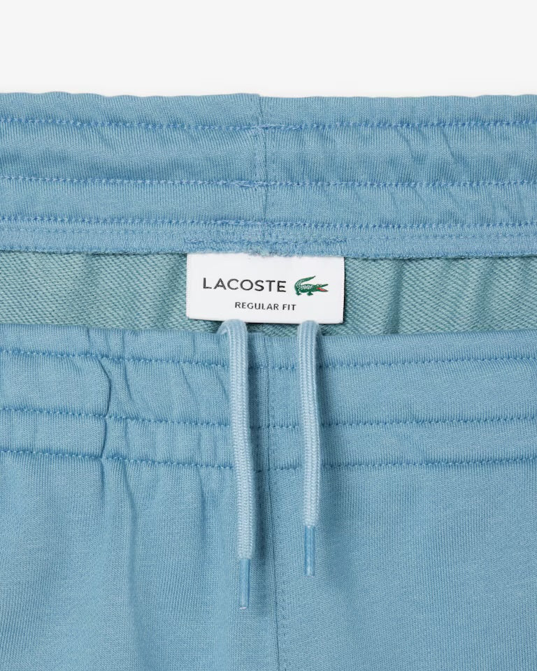 Lacoste Men's Graphic Print Cotton Fleece Shorts -Blue GH0286- 51 -CUN