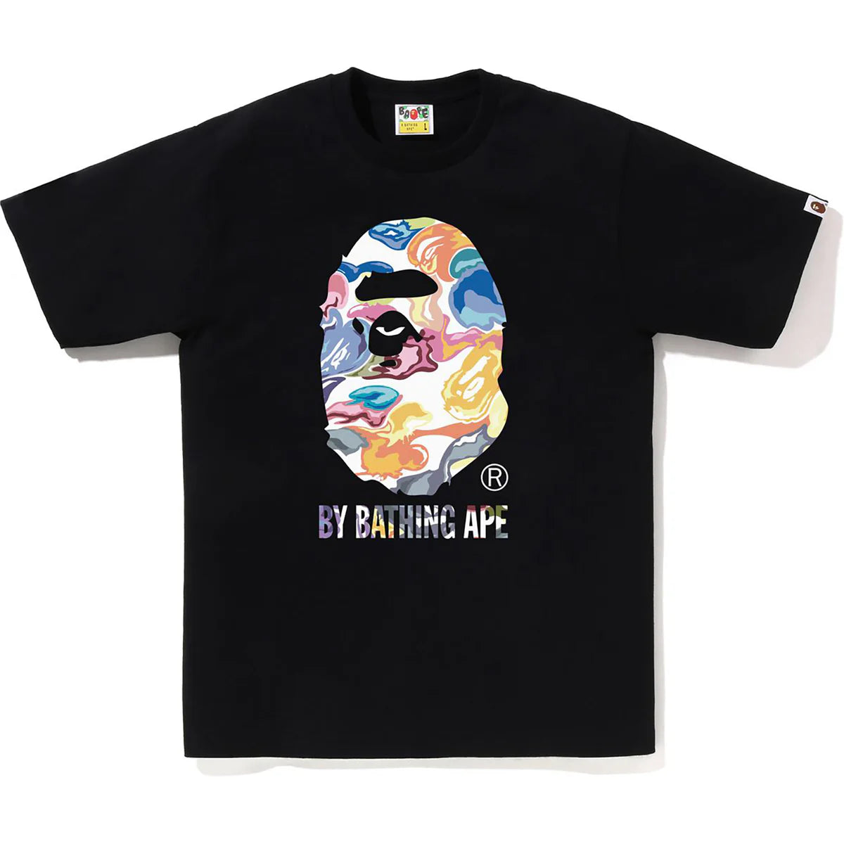 Bape Men’s ART Camo By Bathing Ape Tee Black