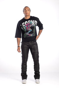 Kindred Men's Legend Skater Zombie Cropped Tee – Black