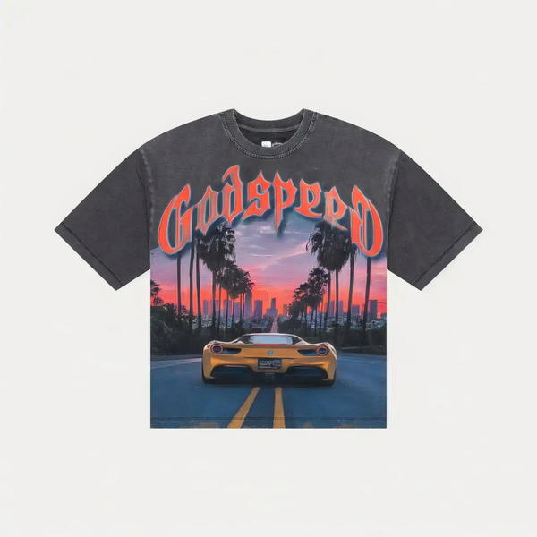 Godspeed Sunset BLVD T-Shirt Grey Wash