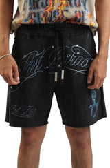 First Row Men’s Lost Paradiso Shorts Black/Blue