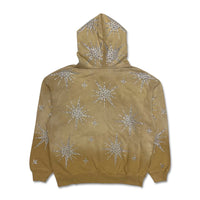 Majestik Men's Rhinestone Dyed Heavy Jogger set eggshell