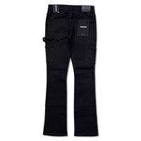 Kindred Men’s Rhinestone Denim Stacked Jeans Black