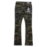 Vicious Denim Embellished Stack Jeans – Camo