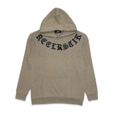Reelistik Nyc Logo Diamond Hoodie Tan
