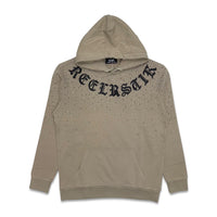 Reelistik Nyc Logo Diamond Hoodie Tan