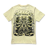 Denimicity Men’s Warrior of the Seas Stoned Out Rhinestone Tee Beige