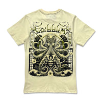 Denimicity Men’s Warrior of the Seas Stoned Out Rhinestone Tee Beige