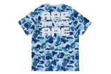 Bape Men’s ABC Camo Asnka Tee Blue