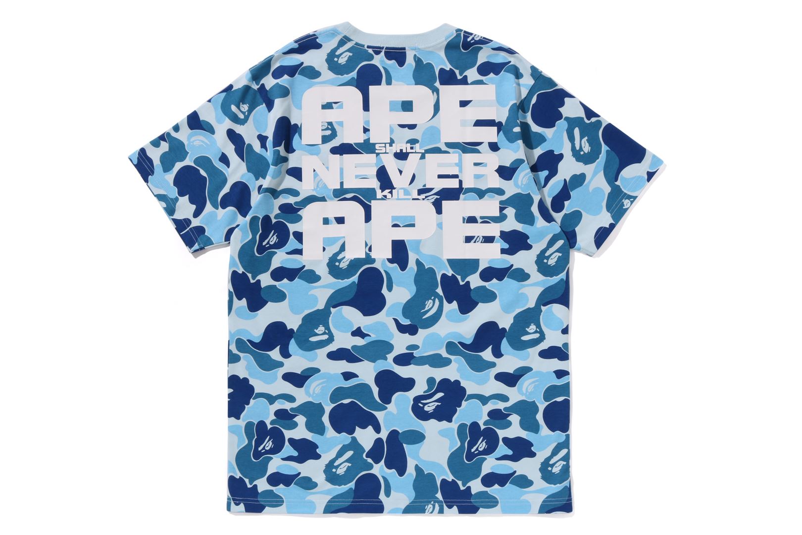 Bape Men’s ABC Camo Asnka Tee Blue