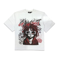 G west Men's Urban Genesis Tee White/red/black