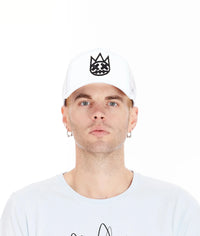 Cult of Individuality Shimuchan Curved Visor Trucker Hat - White