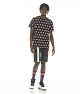 Cult of Individuality Rocker Shorts Stretch belted in  - Jet Black