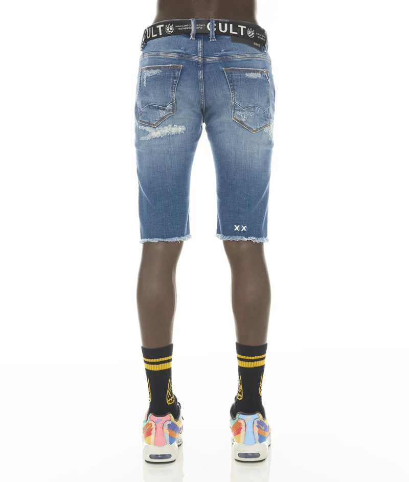 Cult of Individuality Rocker Stretch Jean Shorts – Razor Wash