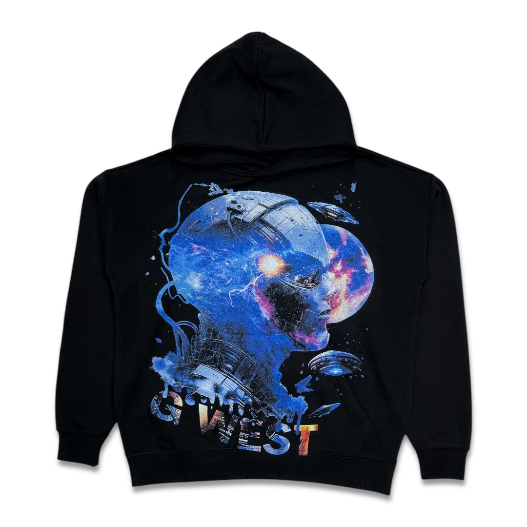 G west Men's metal future hoodie black