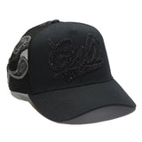 Cult Of Individuality Paisley Shimuchan Logo Mesh Back Trucker Hat Black