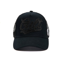 Cult Of Individuality Paisley Shimuchan Logo Mesh Back Trucker Hat Black
