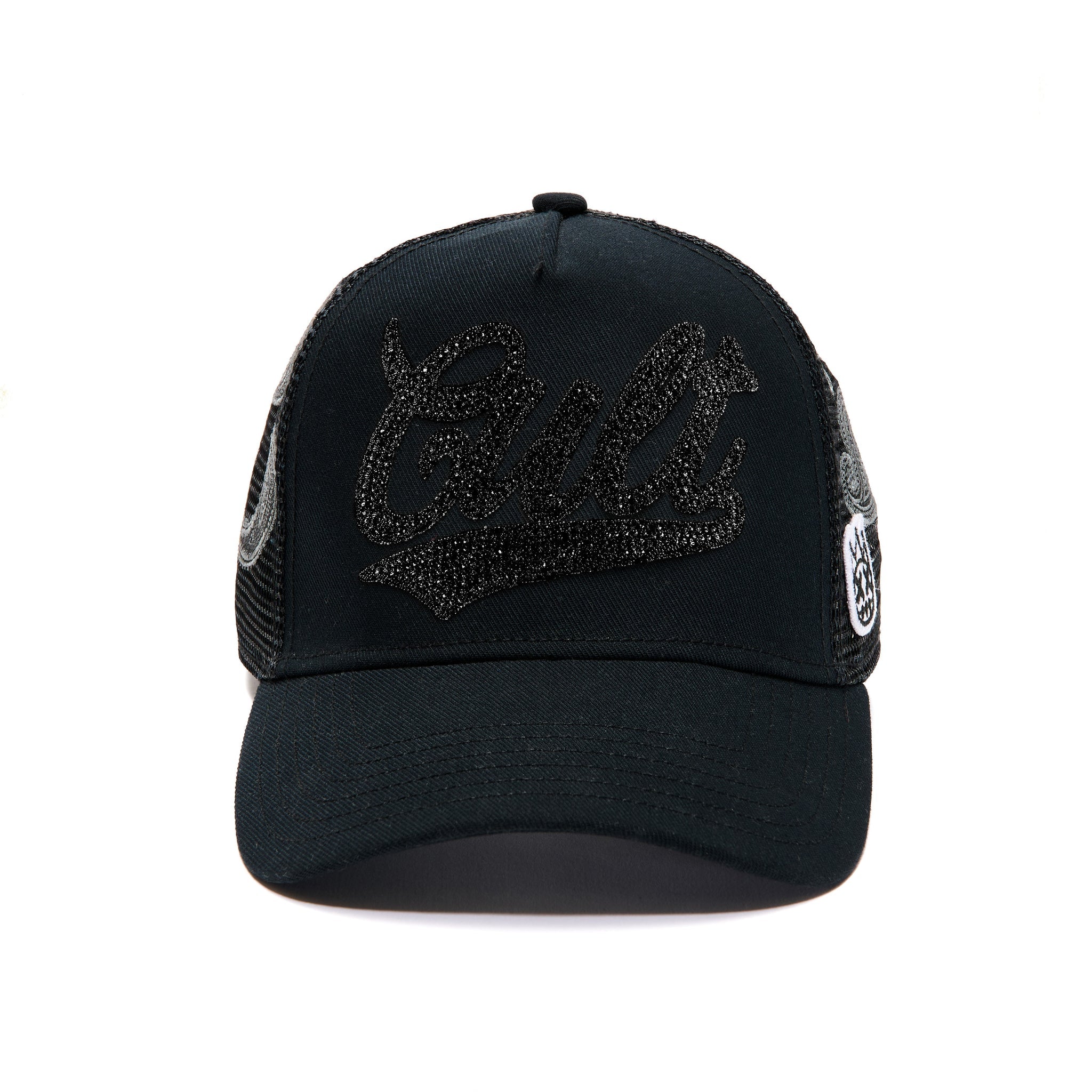 Cult Of Individuality Paisley Shimuchan Logo Mesh Back Trucker Hat Black