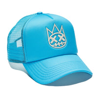 Cult of Individuality Shimuchan Logo Trucker Hat – Electric Blue Mesh