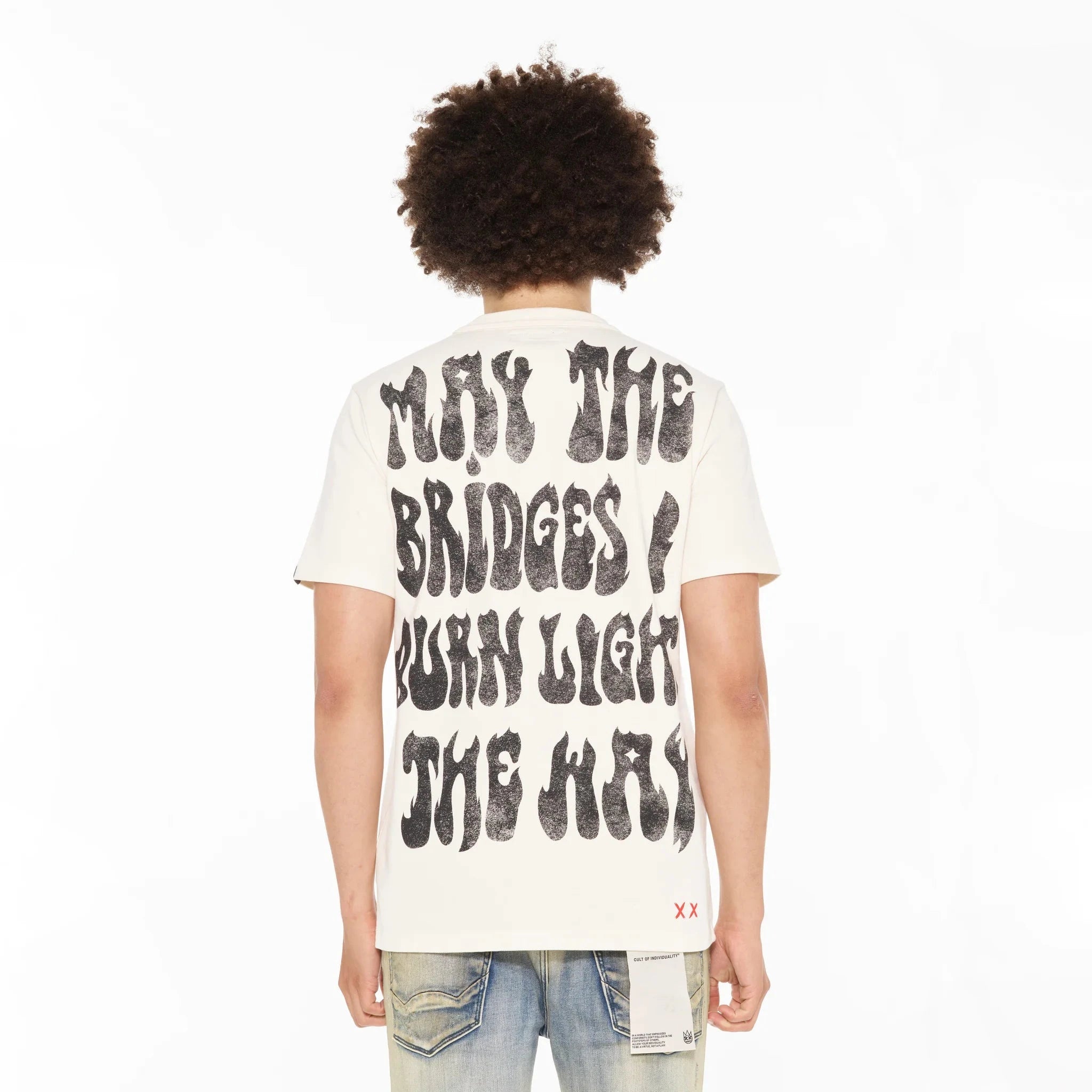 Cult of Individuality "May The Bridges" Graphic Tee - Winter White