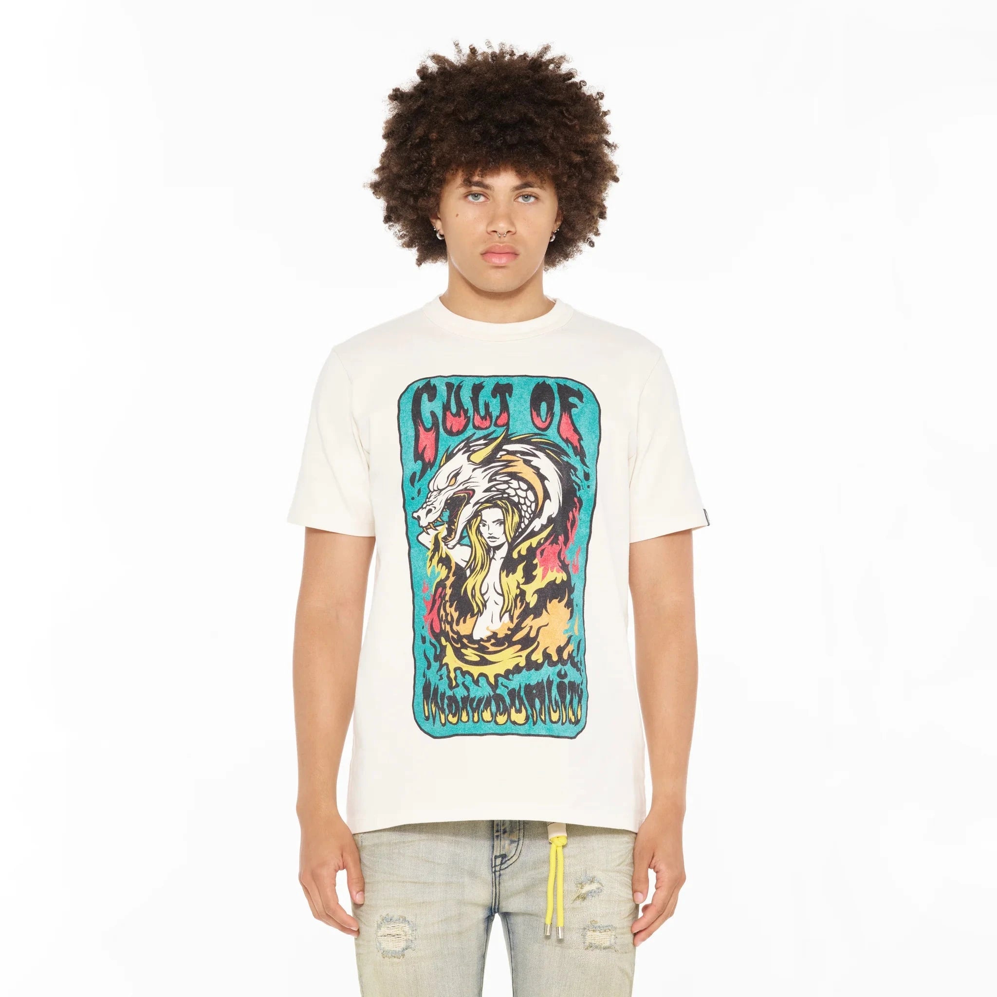 Cult of Individuality "May The Bridges" Graphic Tee - Winter White