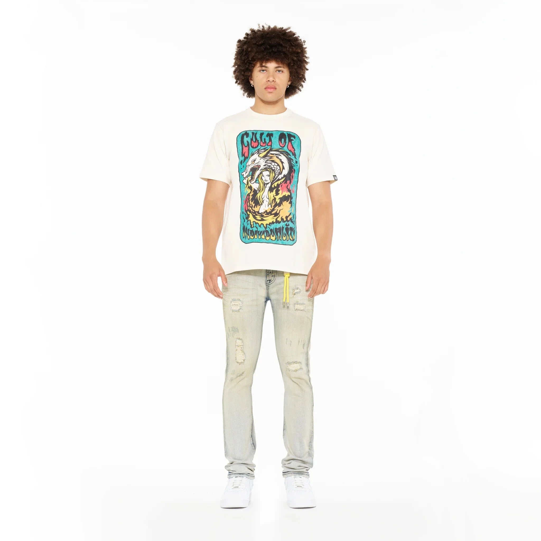 Cult of Individuality "May The Bridges" Graphic Tee - Winter White