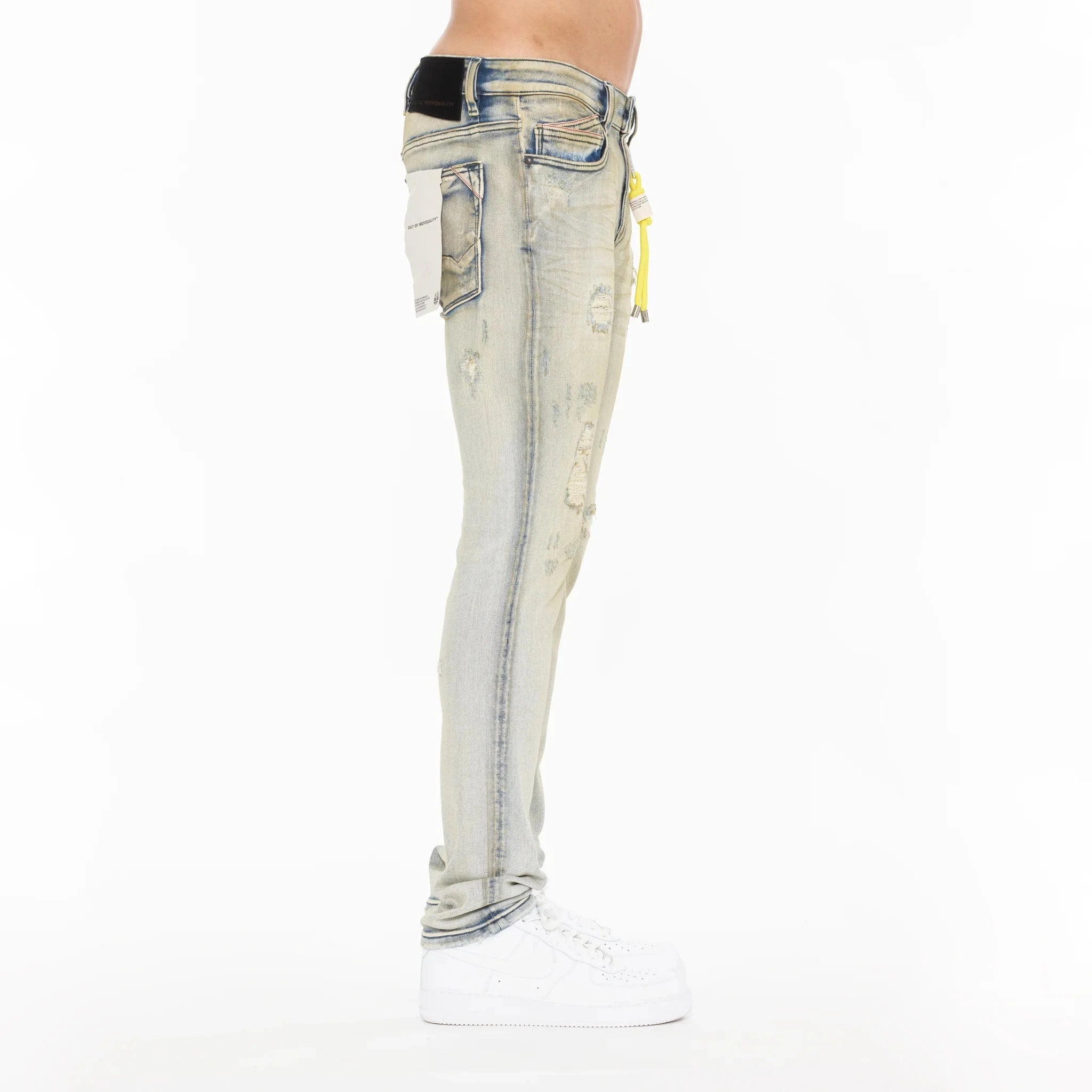 Cult of Individuality Punk Super Skinny 601 Jeans – Clay Wash