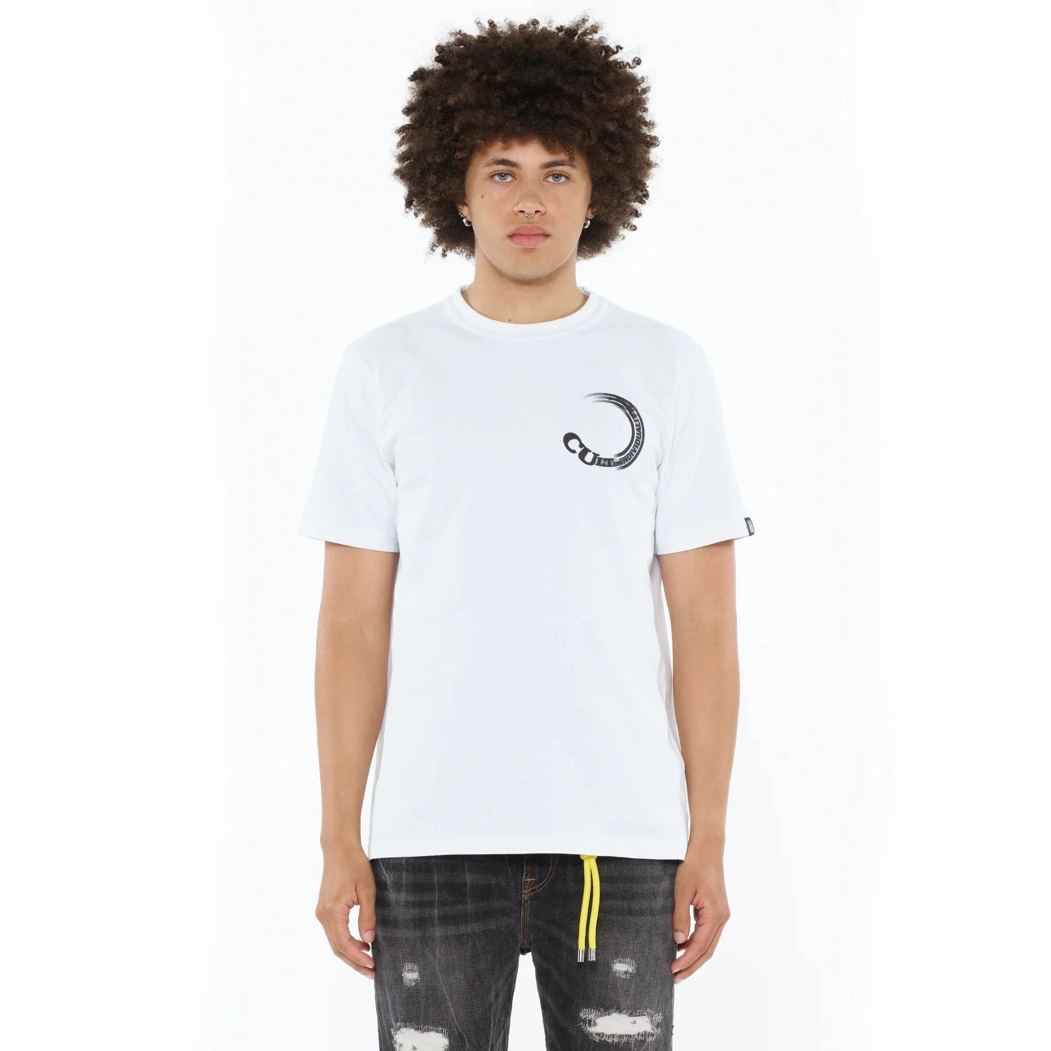 Cult of Individuality Gradient Logo Tee - White