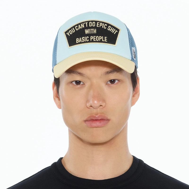 Cult of Individuality “Can’t Do Epic Sh*t” Trucker Hat – Powder Blue