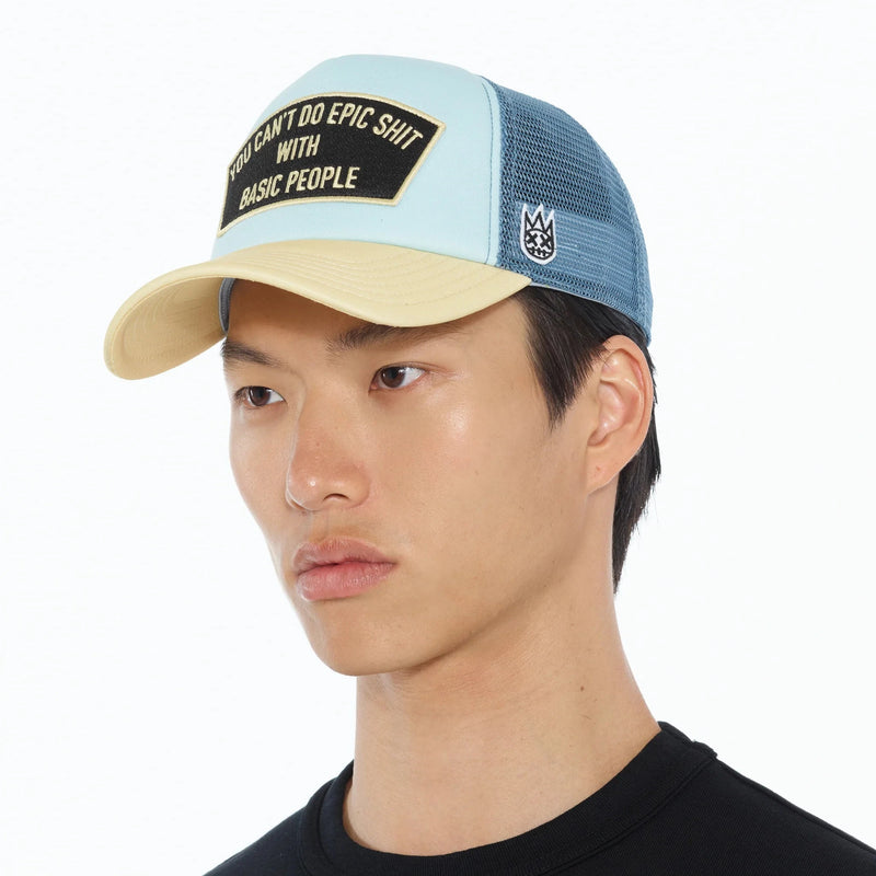 Cult of Individuality “Can’t Do Epic Sh*t” Trucker Hat – Powder Blue