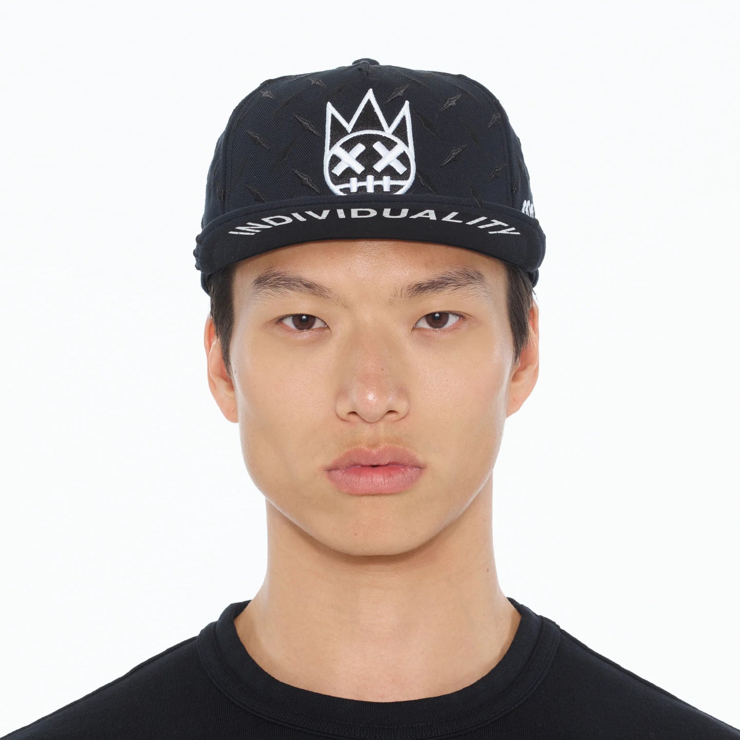 Cult Of Individuality Diamond Plate Trucker Hat Black